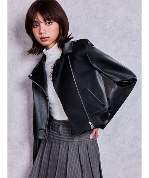 GYDA（ジェイダ） レザージャケット ライダース フェイクレザー