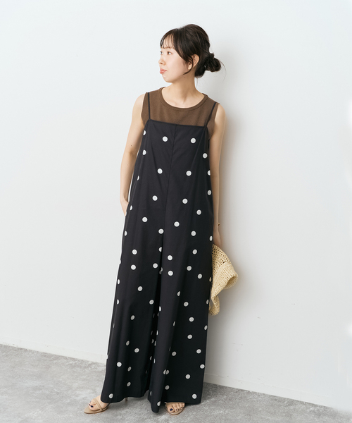 「Spick & Span」 オーバーオール 38 ベージュ レディース_画像2