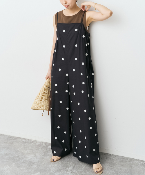 「Spick & Span」 オーバーオール 38 ベージュ レディース_画像5