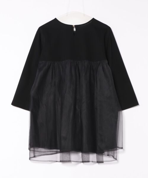 「Rose Tiara」 長袖カットソー 38 ブラック レディース_画像2