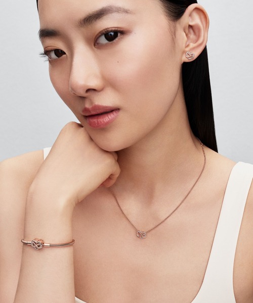 PANDORA（パンドラ） ピアス スパークリング インフィニティ ハート