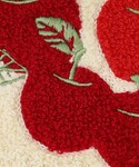 ランチョンマット サガラ刺繍コースター アップルの詳細画像2