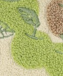 ランチョンマット サガラ刺繍コースター アップルの詳細画像5