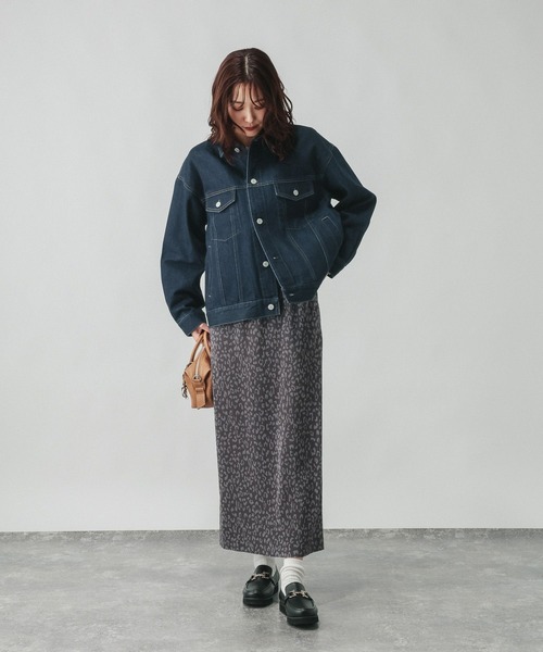 「GLOBAL WORK」 ロングスカート - ブラック レディース_画像6