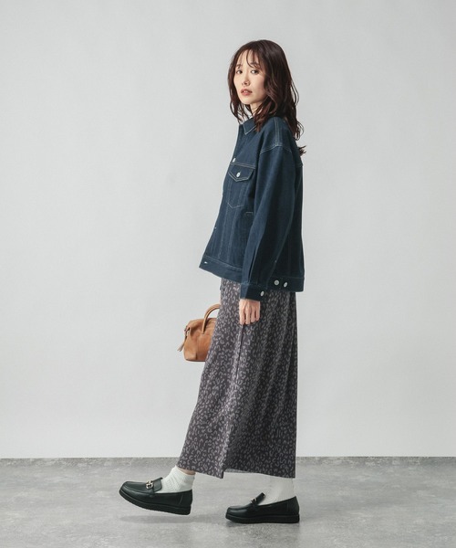 「GLOBAL WORK」 ロングスカート - ブラック レディース_画像7