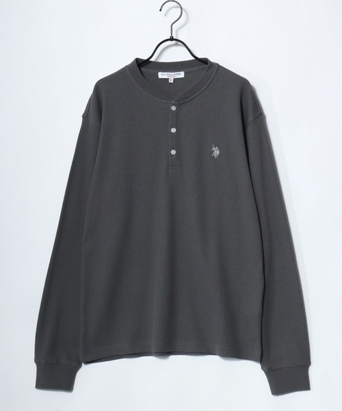 U.S. POLO ASSN.（ユーエスポロアッスン） ヘンリーネック tシャツ