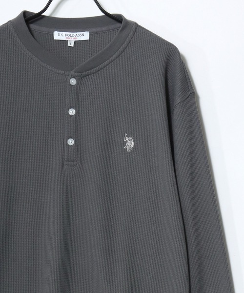 U.S. POLO ASSN.（ユーエスポロアッスン） ヘンリーネック tシャツ