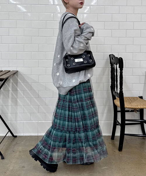 「CIAOPANIC」 スカート ONE SIZE グリーン レディース_画像7