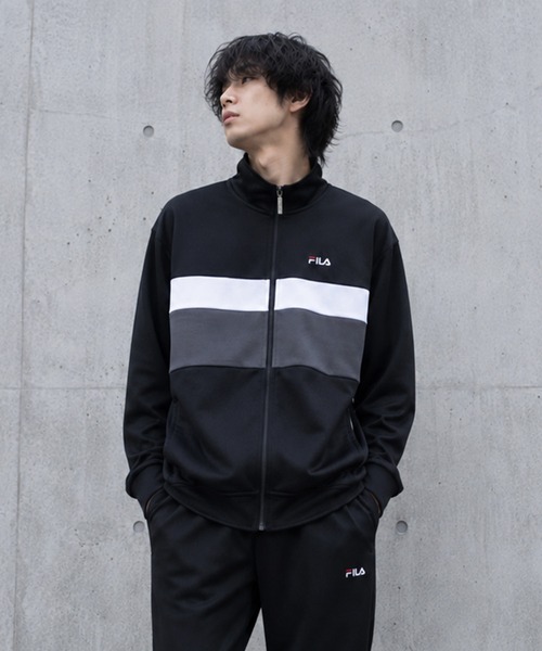 FILA（フィラ） ジャージ 「別注」FILA/フィラ ワンポイント ロゴ 刺繍