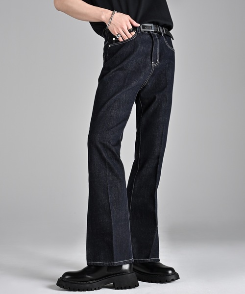 ADRER グラデーションデニム フレアパンツ ADRER（アドラー）の「extra quality wide flare pants