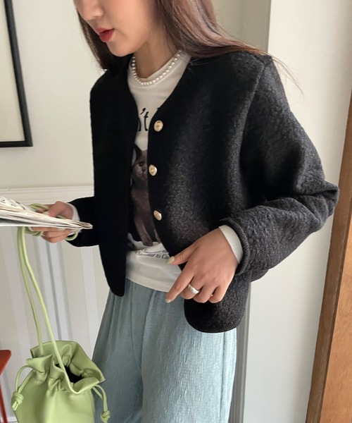 Didot.showroom ジャケット ノーカラージャケット 入園式 卒業式