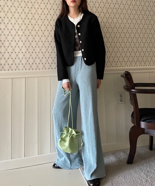 Didot.showroom ジャケット ノーカラージャケット 入園式 卒業式