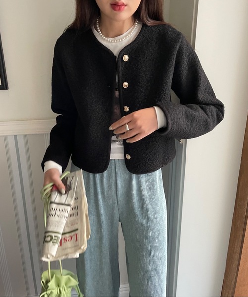 Didot.showroom ジャケット ノーカラージャケット 入園式 卒業式