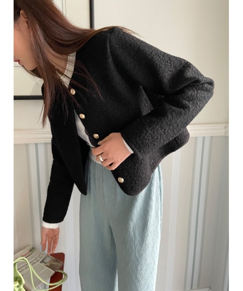 Didot.showroom ジャケット ノーカラージャケット 入園式 卒業式