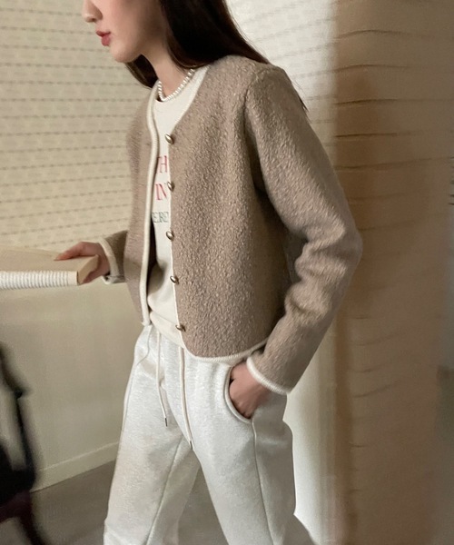 Didot.showroom ジャケット ノーカラージャケット 入園式 卒業式