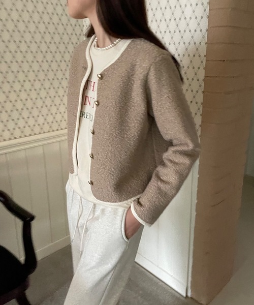 Didot.showroom ジャケット ノーカラージャケット 入園式 卒業式