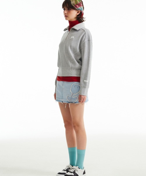 トレーナー スウェット KIRSH CHERRY HIGH NECK HALF ZIP UP