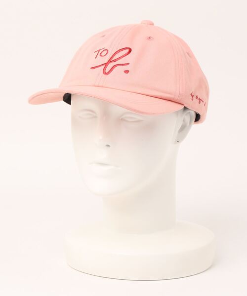 To b. by agnes キャップ 帽子 ロゴキャップ レディース