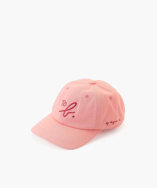 To b. by agnes キャップ 帽子 ロゴキャップ レディース