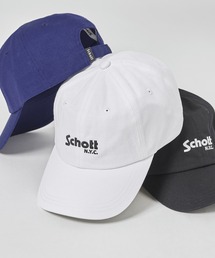 Schott N.Y.C キャップ 帽子 「SCHOTT」ロゴツイルキャップ