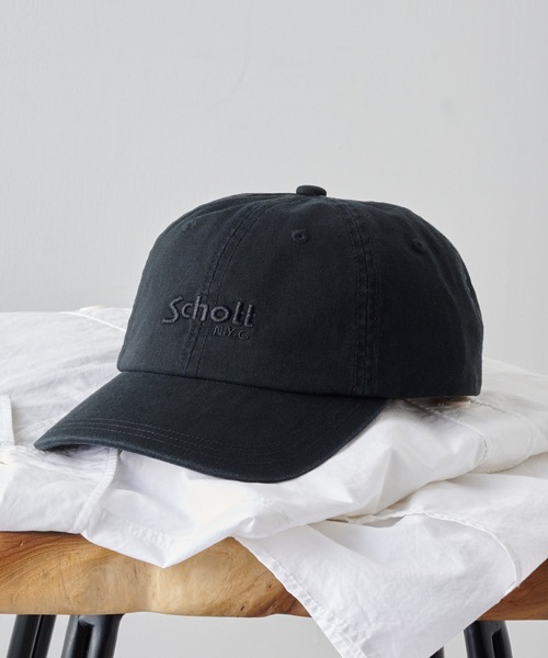 Schott N.Y.C（ショット） キャップ 帽子 「SCHOTT」ロゴツイル