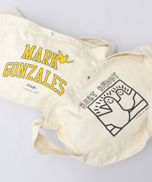 Logotype ペーパーバック What it isNt）ART BY MARKGONZALES ショルダーバッグ