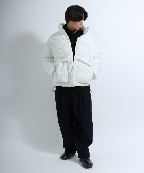 SLY パディング N3B スタンドネック ダウン 美品 SLY ダウンコート パディングスタンドネック - メルカリ