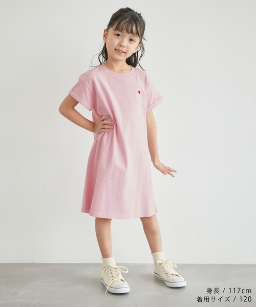 ROPE' PICNIC（ロペ ピクニック） ワンピース 「KIDS」ハート刺繍入り