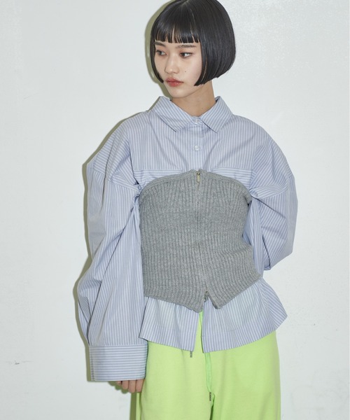 khaite LUCIE トップ　リブニットビスチェ c7402_750_r.jpg