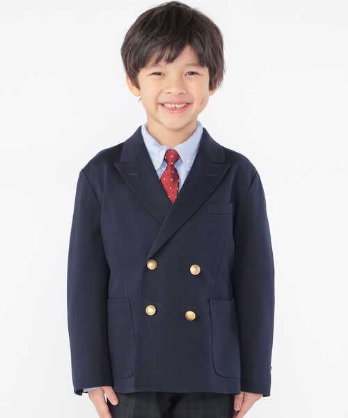 水色×ホワイト 130size セレモニー 入学 卒園 発表会 フォーマル SHIPS（シップス） セレモニースーツ フォーマル 発表会 卒園式 入学式