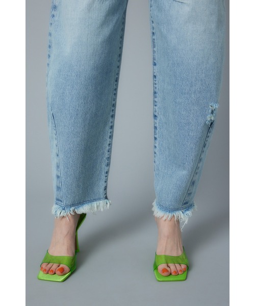 HeRIN.CYE コクーンデニムパンツ HeRIN.CYE ジーンズ デニム デニムパンツ Cocoon crash hem