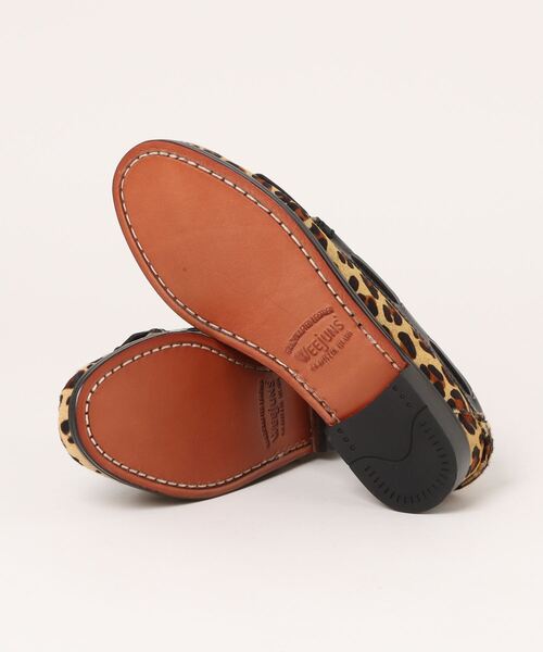 G.H.BASS ローファー / 41020L ESTHER BLACK ＆ LEOPARD レディース