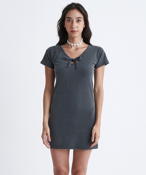 ROXY ワンピース VIVA ROXY/ロキシー2WAYワンポイントロゴ