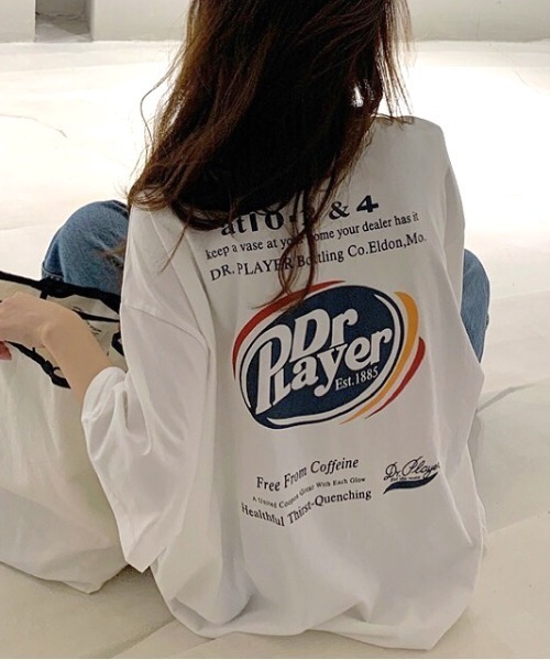SHEENA tシャツ グラフィックバックプリントBIGTシャツ