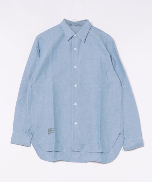 ブラウス シャツ 「HOUSTON」U.S.A IRFORCE OXFORD BLUE SHIRT レディース メンズ