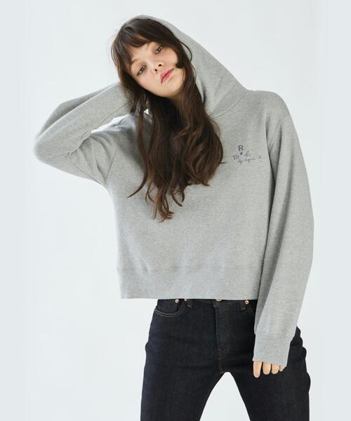 パーカー JID7 RASH HOODIE ARENA agnes b. x arena ラッシュフーディ レディース JID7 RASH HOODIE ARENA agnes b. x arena ラッシュフーディ