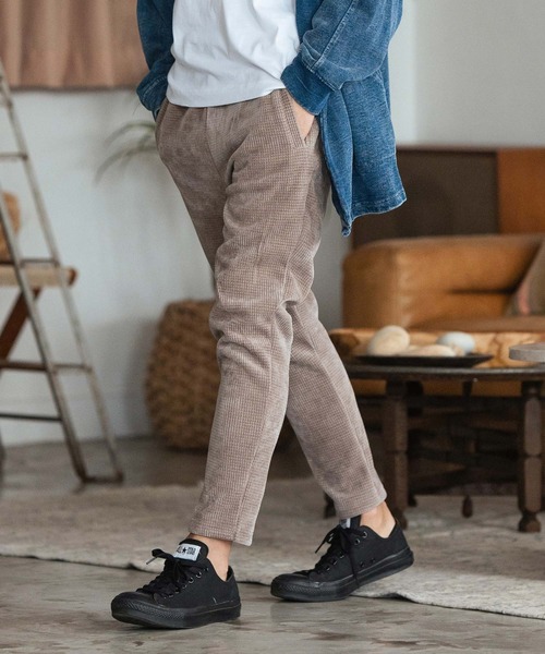 リフレッシュ ロングテーパードパンツ メンズ リフレッシュ ロングテーパードパンツ メンズ ブラック | VENEX