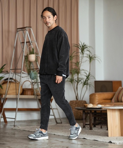 CAMBIO（カンビオ） パンツ mp12675- Chenille Waffle Slim Fit