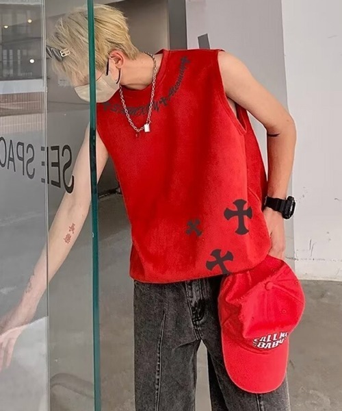 tシャツ フェイクレイヤードノースリーブトップス EM25s101「EIGHTHMONTH」 レディース SpRay tシャツ レース付フェイクレイヤードトップス レディース
