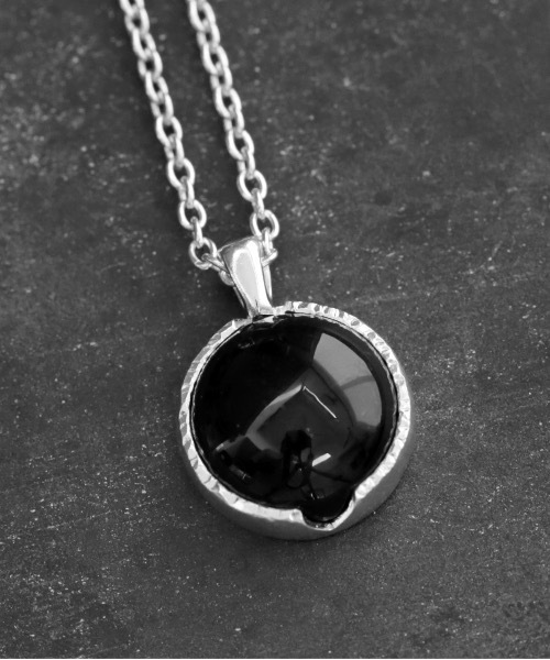 the ravens 会場限定　CD ワタリガラスの黒ネックレス　未開封新品 vv ネックレス vv.jewelry /ラウンドオニキスネックレスsilver925