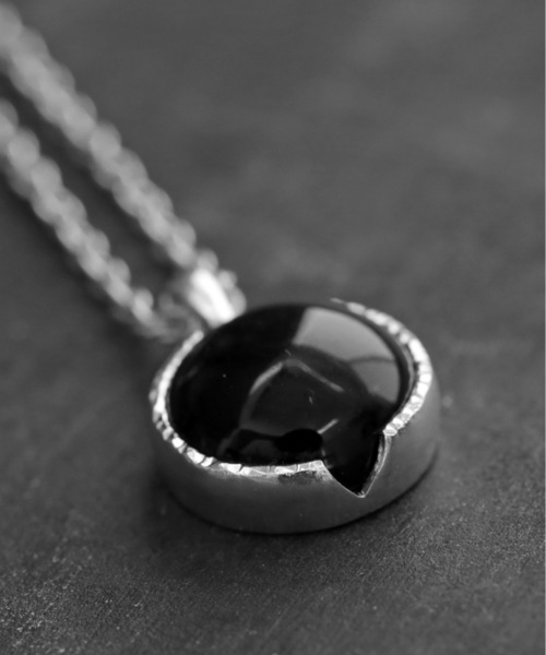 vv ネックレス vv.jewelry /ラウンドオニキスネックレスsilver925
