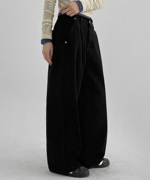 BLACKUP（ブラックアップ） パンツ 「MADE」 トランスワンタックワイド