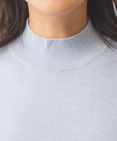 【NARACAMICIE】チュール袖ハイネックニットプルオーバー NARACAMICIE ニット セーター 「NARACAMICIE」チュール袖