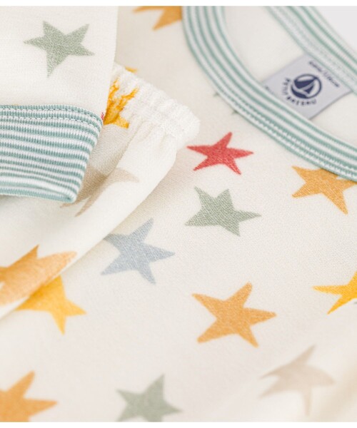 PETIT BATEAU（プチバトー） パジャマ ベロア長袖パジャマ キッズ 子供