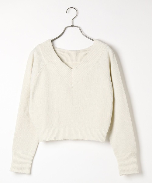 Heather ニット セーター 2WAYモールラメニット 234275