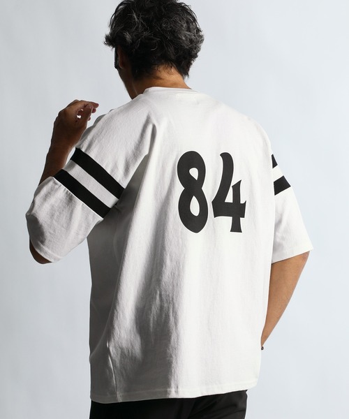 ラモス　フットボールTシャツ　SIMCHUK ナンバリング 70s USA製 RUSSELLラッセル ALAMEDA FOOTBALL 86 ナンバリング