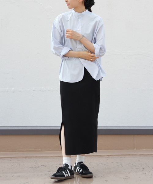 ORCIVAL ブラウス シャツ ORCIVAL/オーシバル バンドカラー