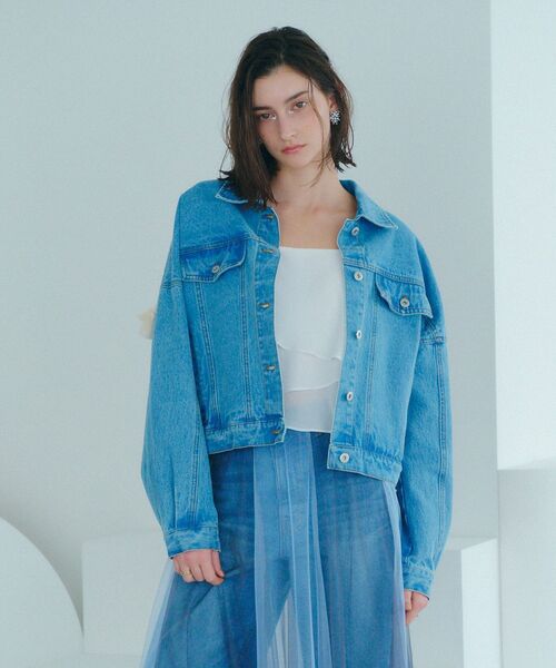 Editt by YECCA VECCAフリンジ装飾デニムジャケット YECCA VECCA｜フリンジデニムジャケット | Rakuten Fashion(楽天