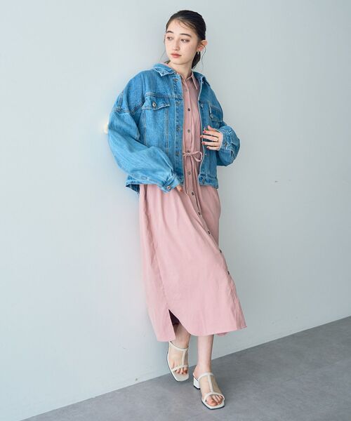 Editt by YECCA VECCA ブルゾン アウター フリンジデニム