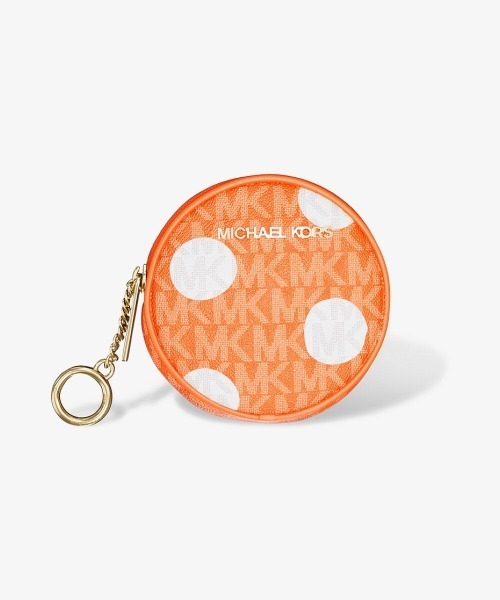 【Michael Kors】ジェットセットポルカドットロゴコインポーチ 公式アウトレット】JET SET ポルカドット コインポーチ スモール